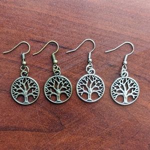 Handmade Tree of Life Earrings